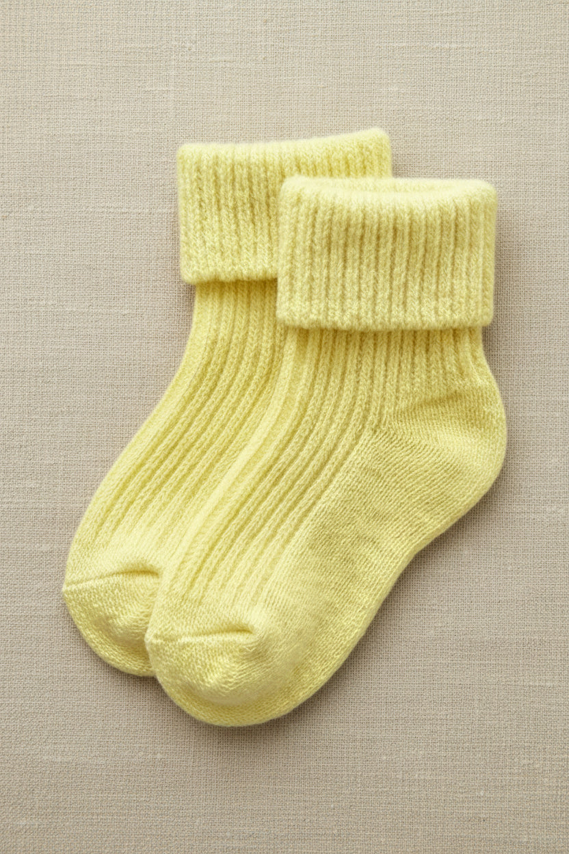 Merino Wool Socks - Lemonade