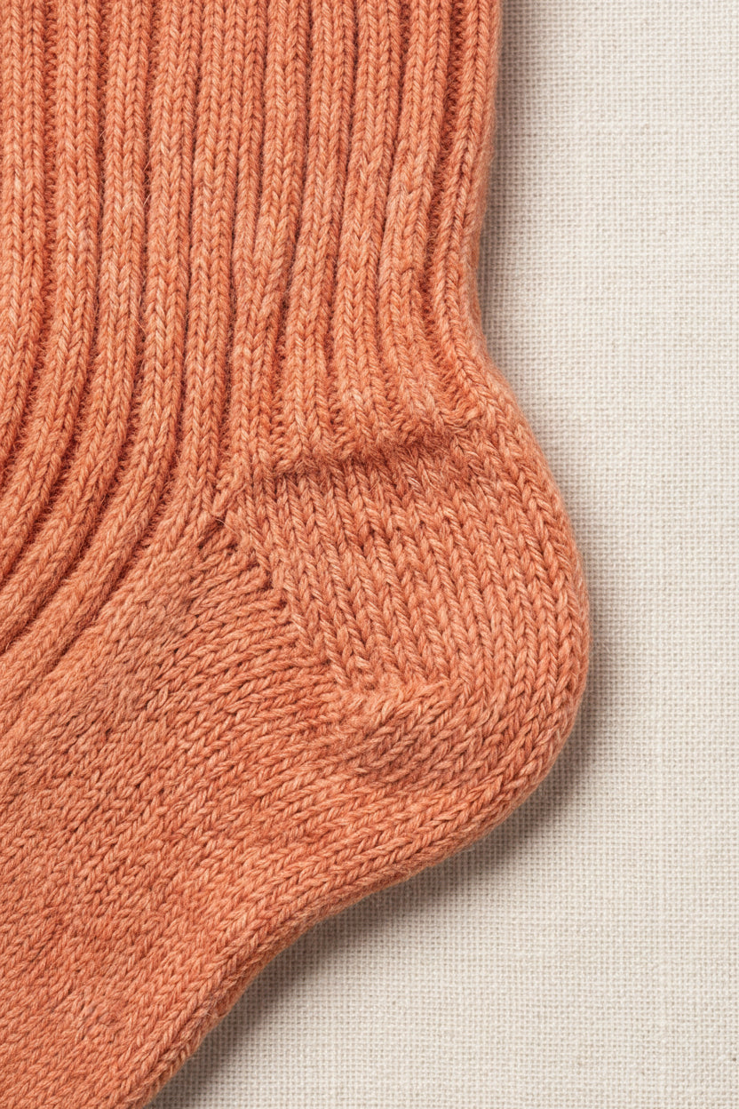Merino Wool Socks - Peach Fuzz