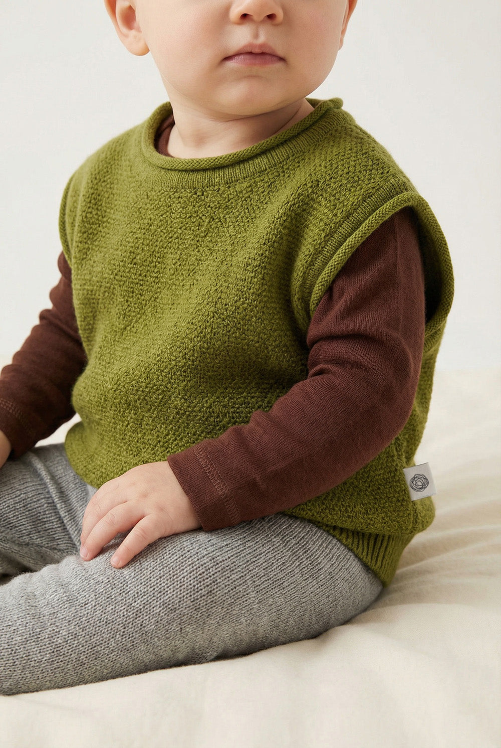 Merino Wool Spencer - Pickle