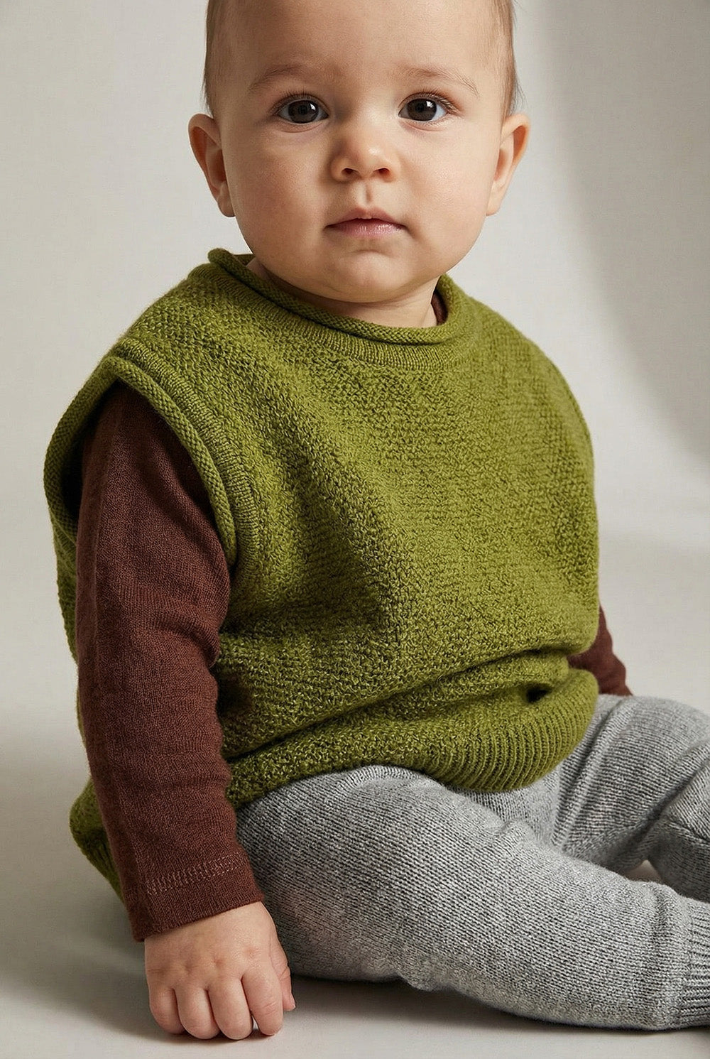 Merino Wool Spencer - Pickle