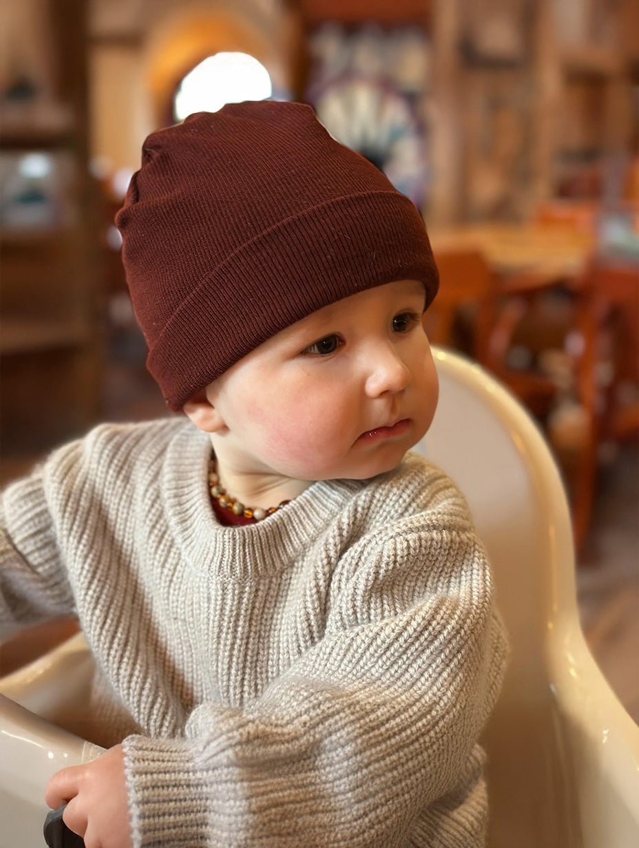 Merino Wool Sweater - Beige