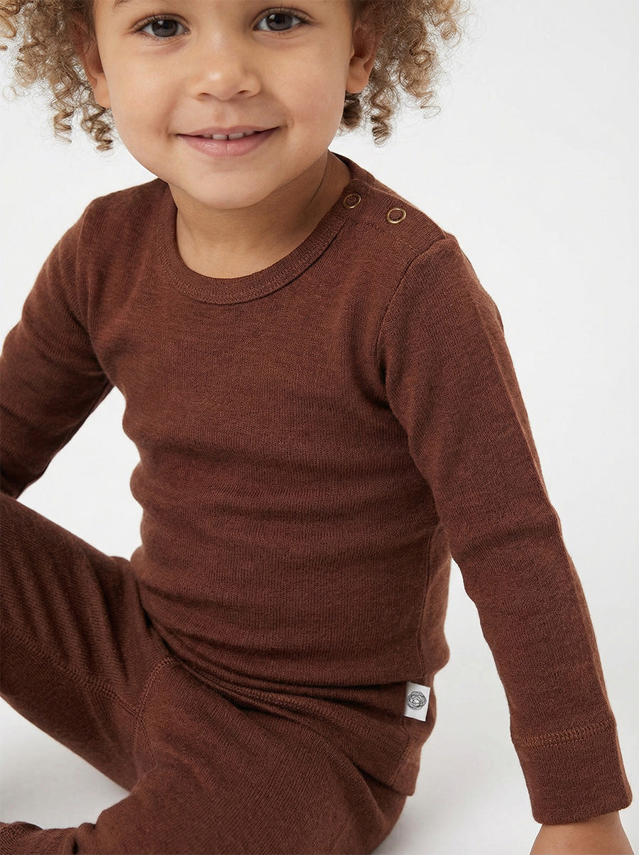 Merino Wool Sweater - Cinnamon