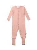 Wollen baby pakje / playsuit - Merinowol - Misty Rose