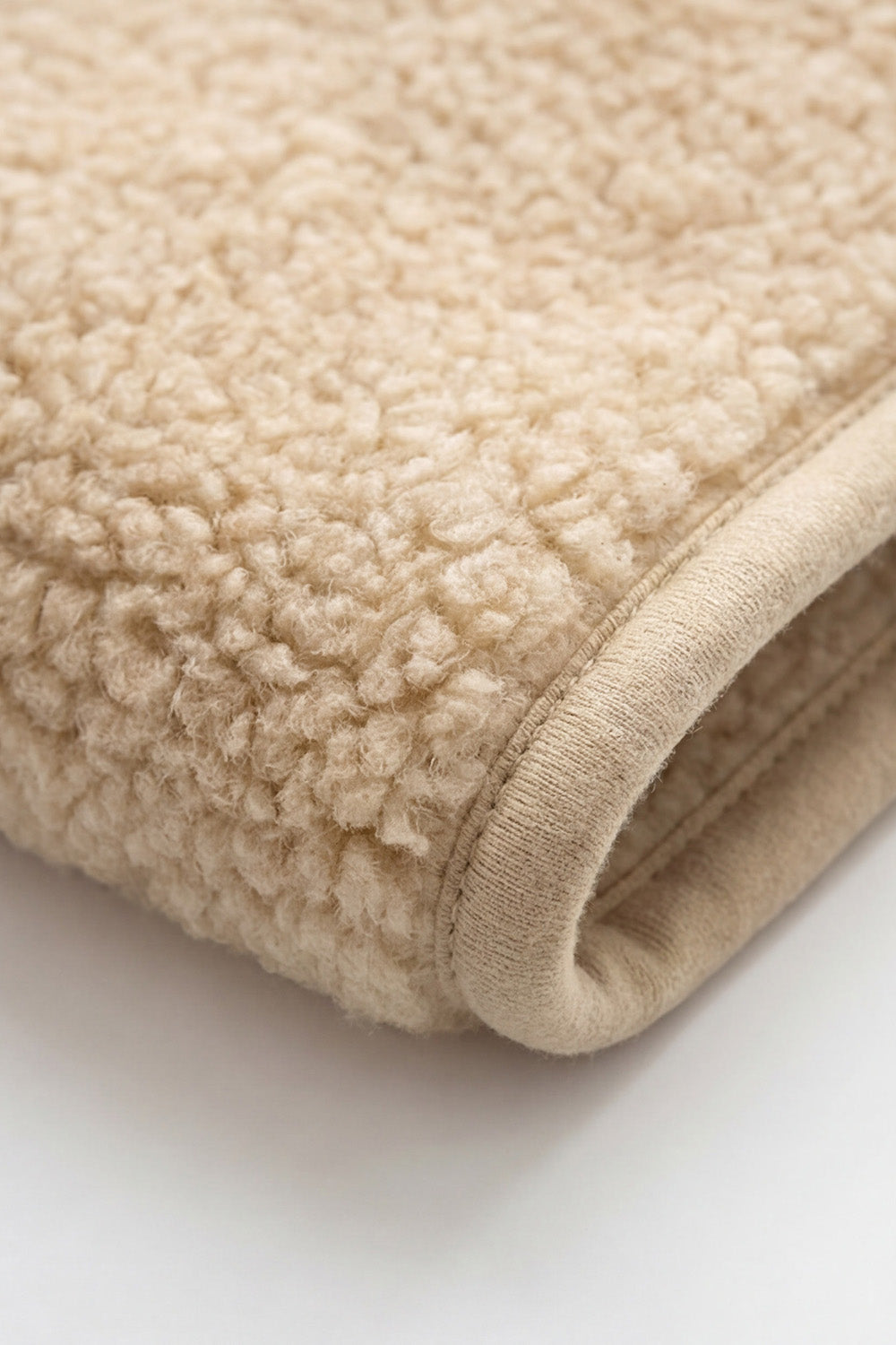Merino Wool Blanket - Single Layer - Almond - 75x100cm
