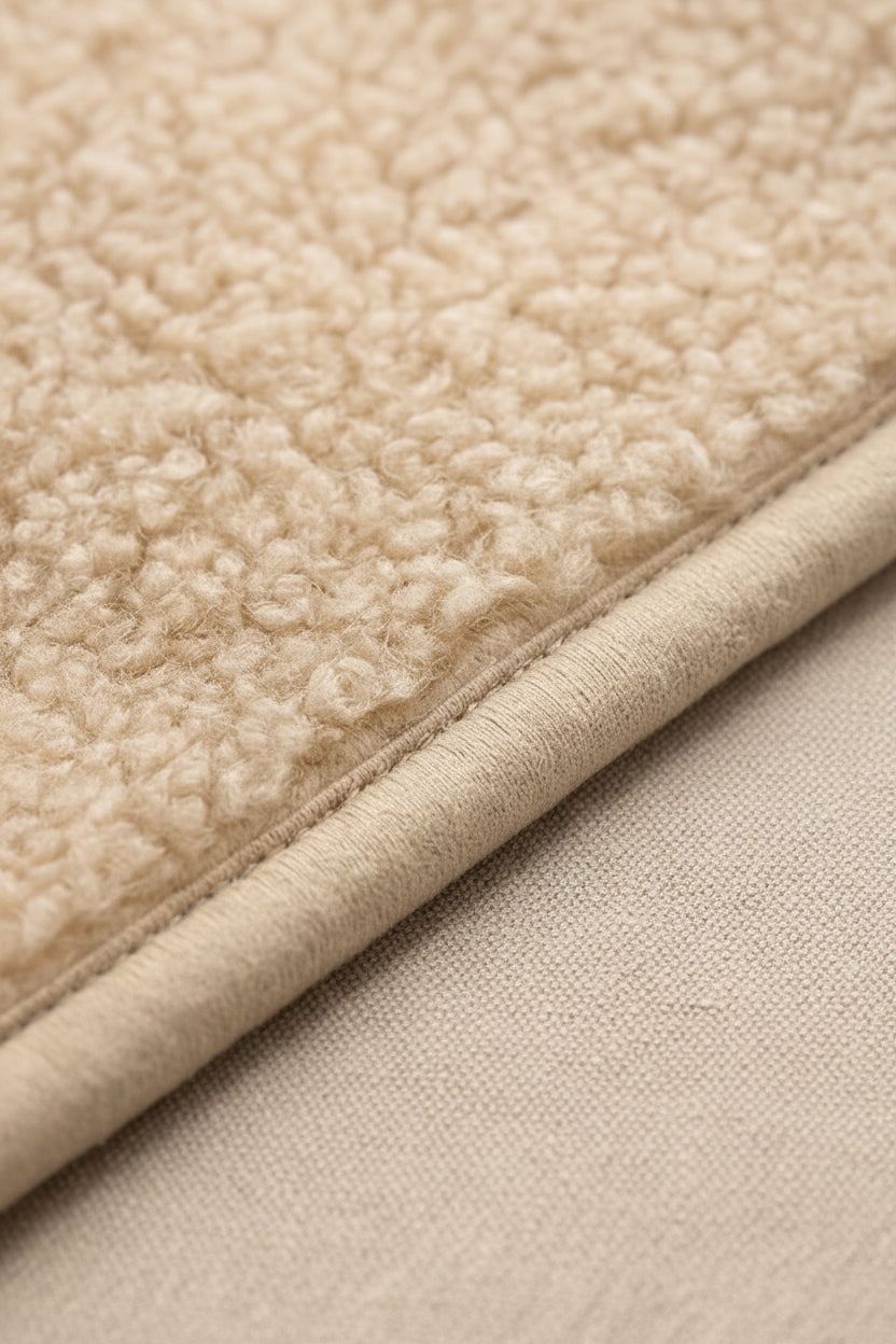 Merino Wool Blanket - Almond - 93x135cm