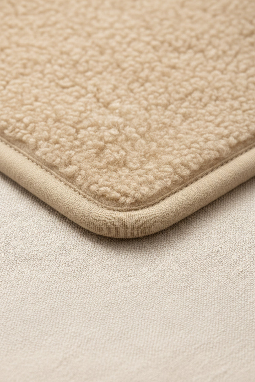 Merino Wool Blanket - Almond - 120x150cm