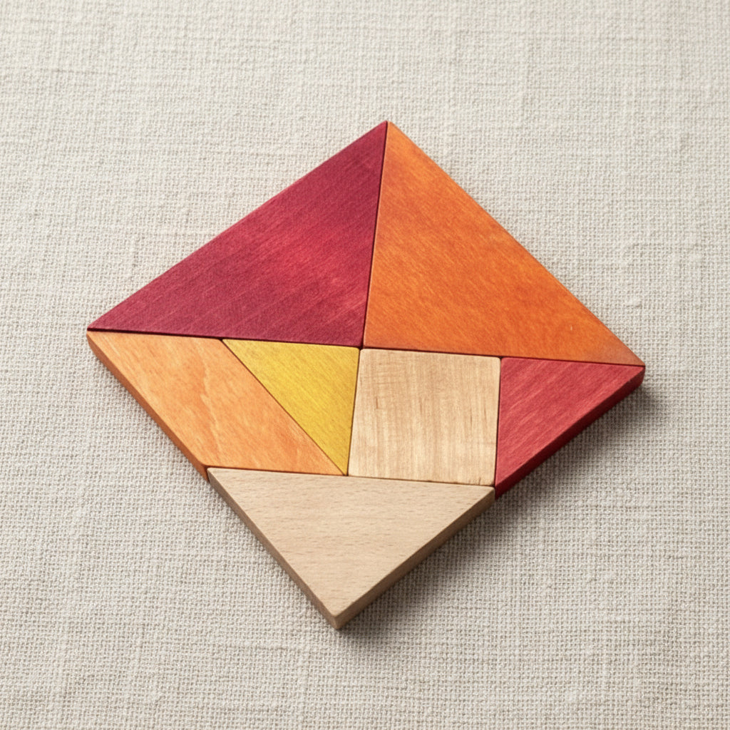 Wooden Story Tangram – Warm Color (in Storage Bag)
