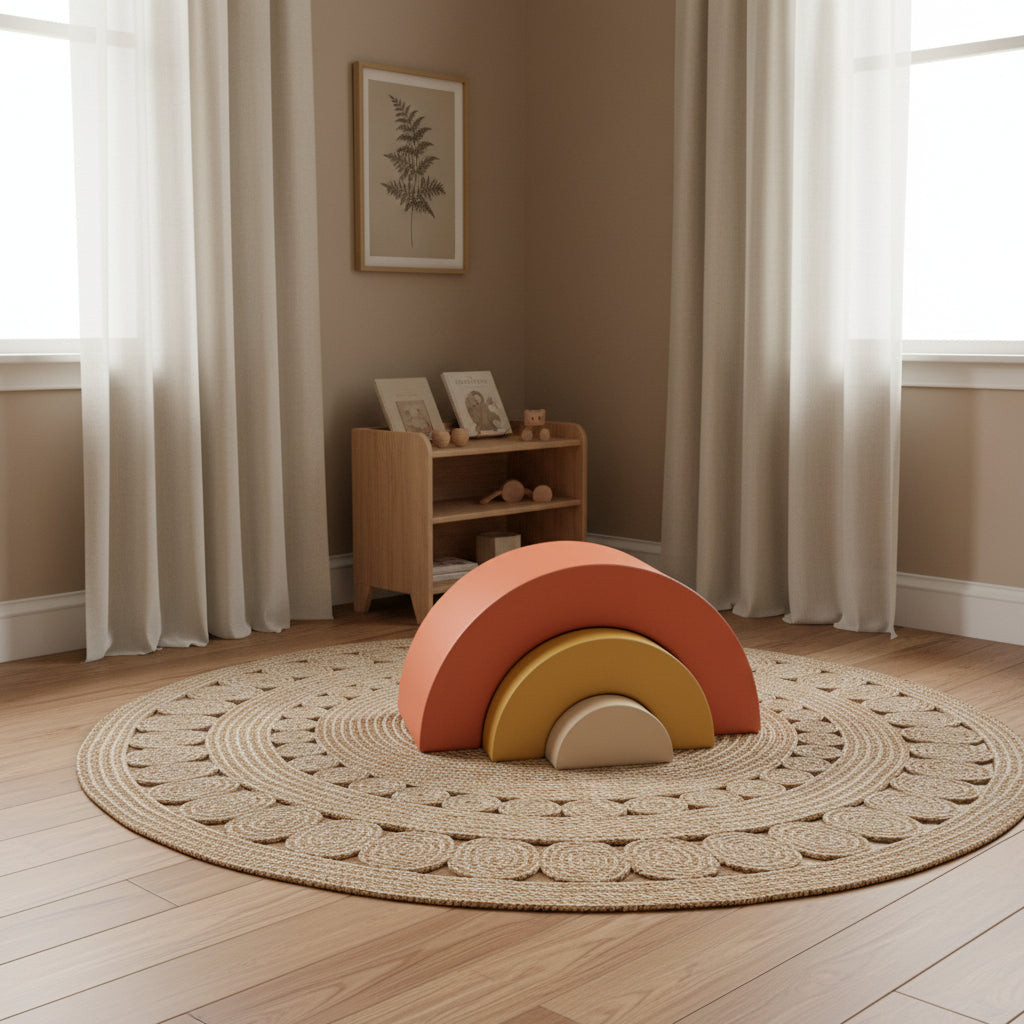 Montessori Soft Play Set - Pastel Pink