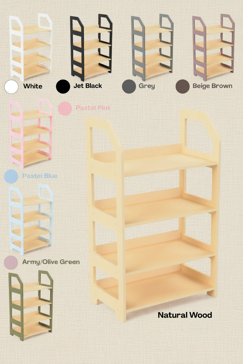 Montessori Wooden Shelf - Toy Organizer for Nursery