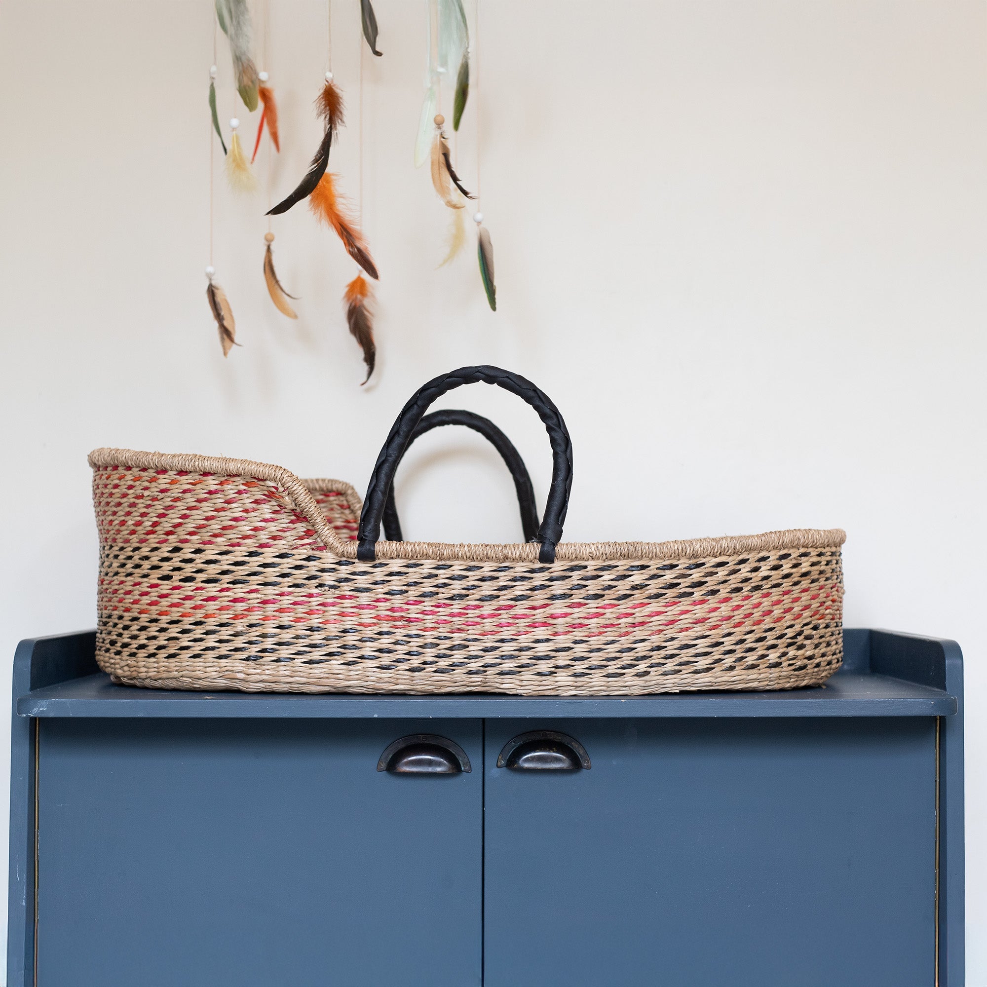 Moses Basket - Seagrass - Robin