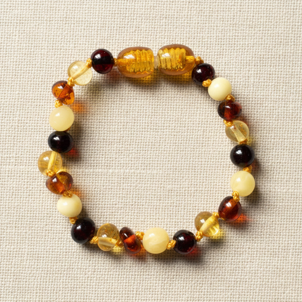 Amber Bracelet - Mixed Colours