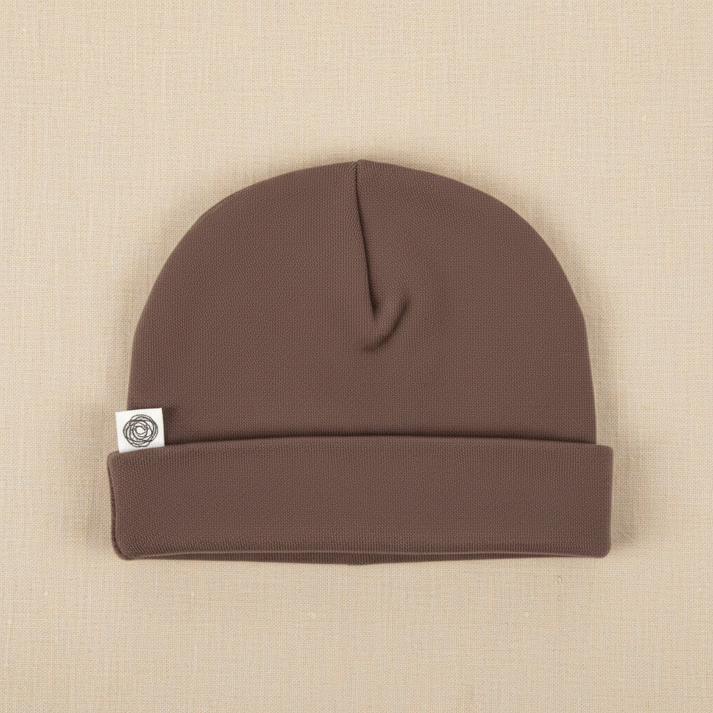 Merino Wool Baby Hat - Peppercorn