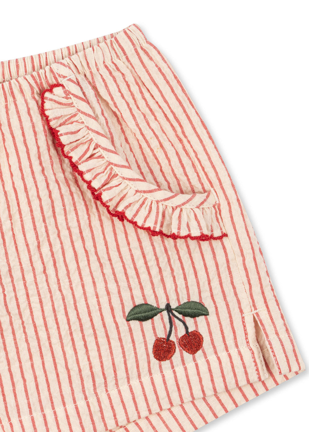 Short Cherry Stripes