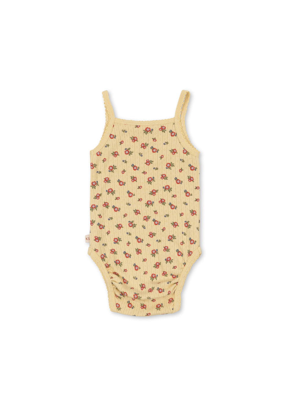 Sleeveless Romper Flowers