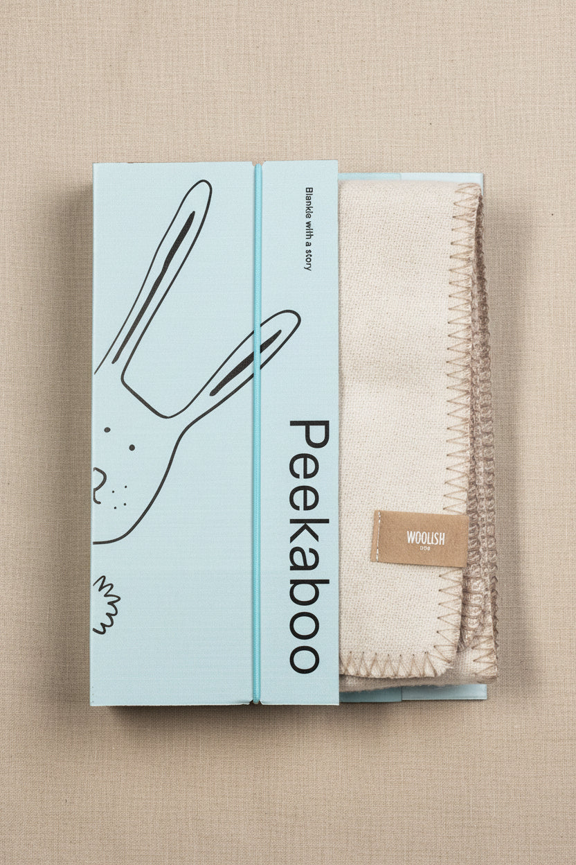 Merino baby blanket - Rabbit