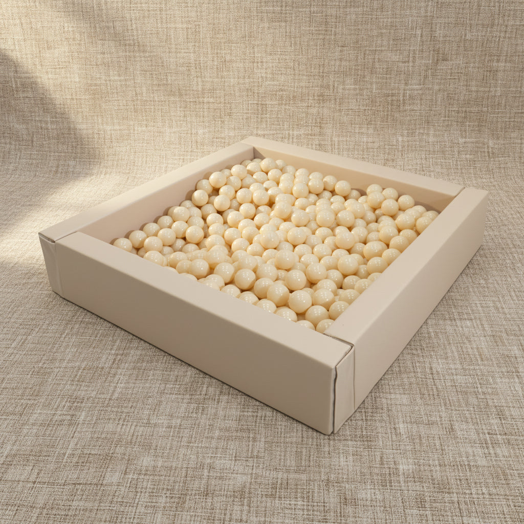 Soft Play Ball Pit Balls 500pc - Beige