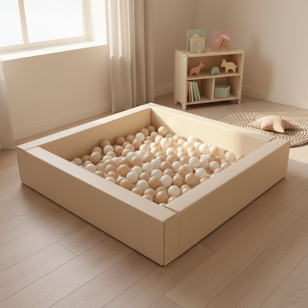 Soft Play Ball Pit - Beige