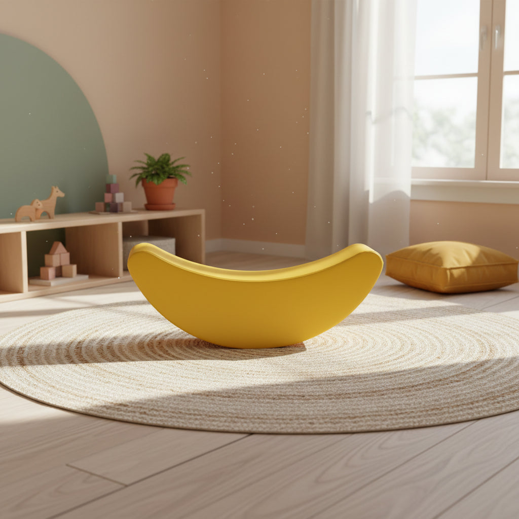 Soft Play Rocking Toy - Yellow Banana