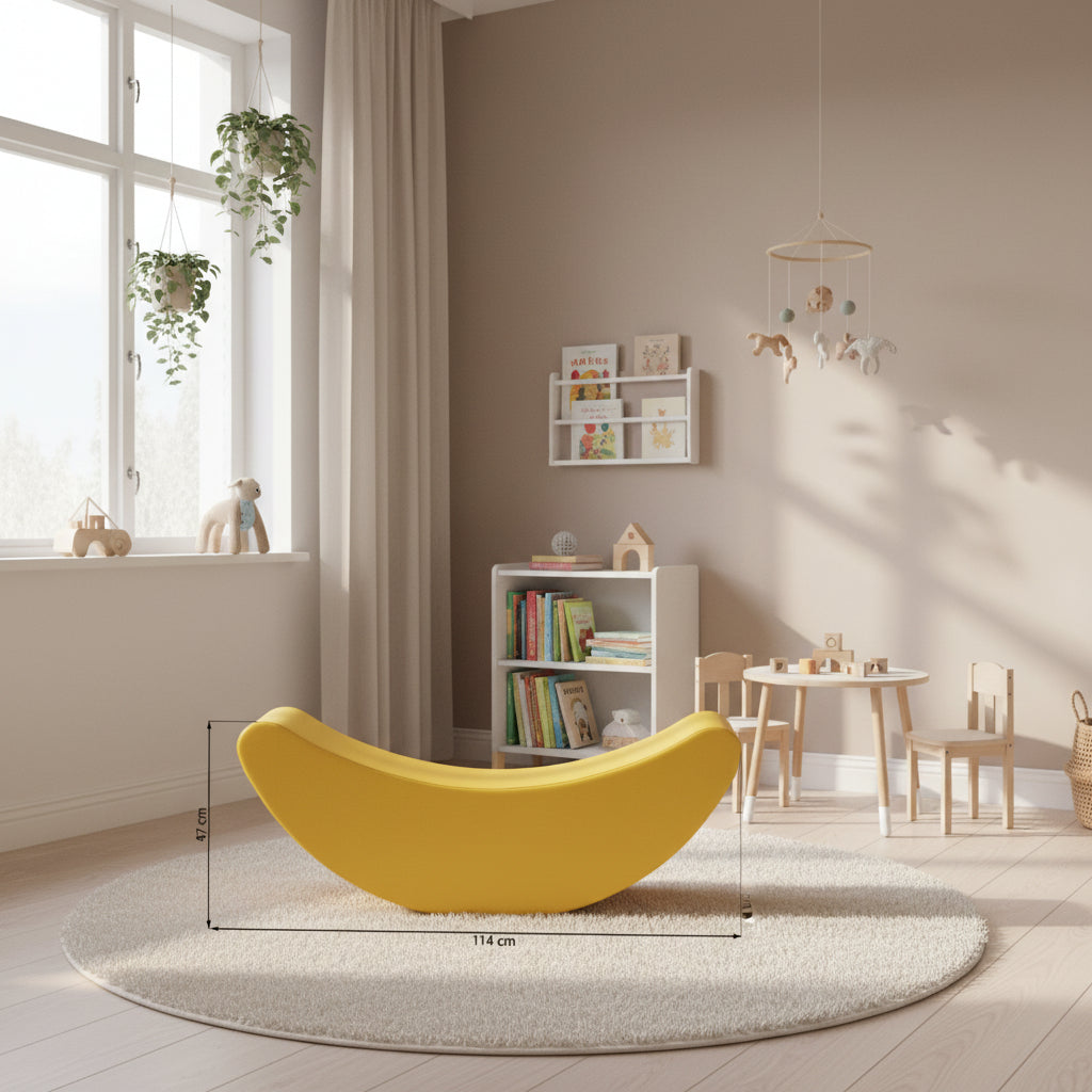 Soft Play Rocking Toy - Yellow Banana