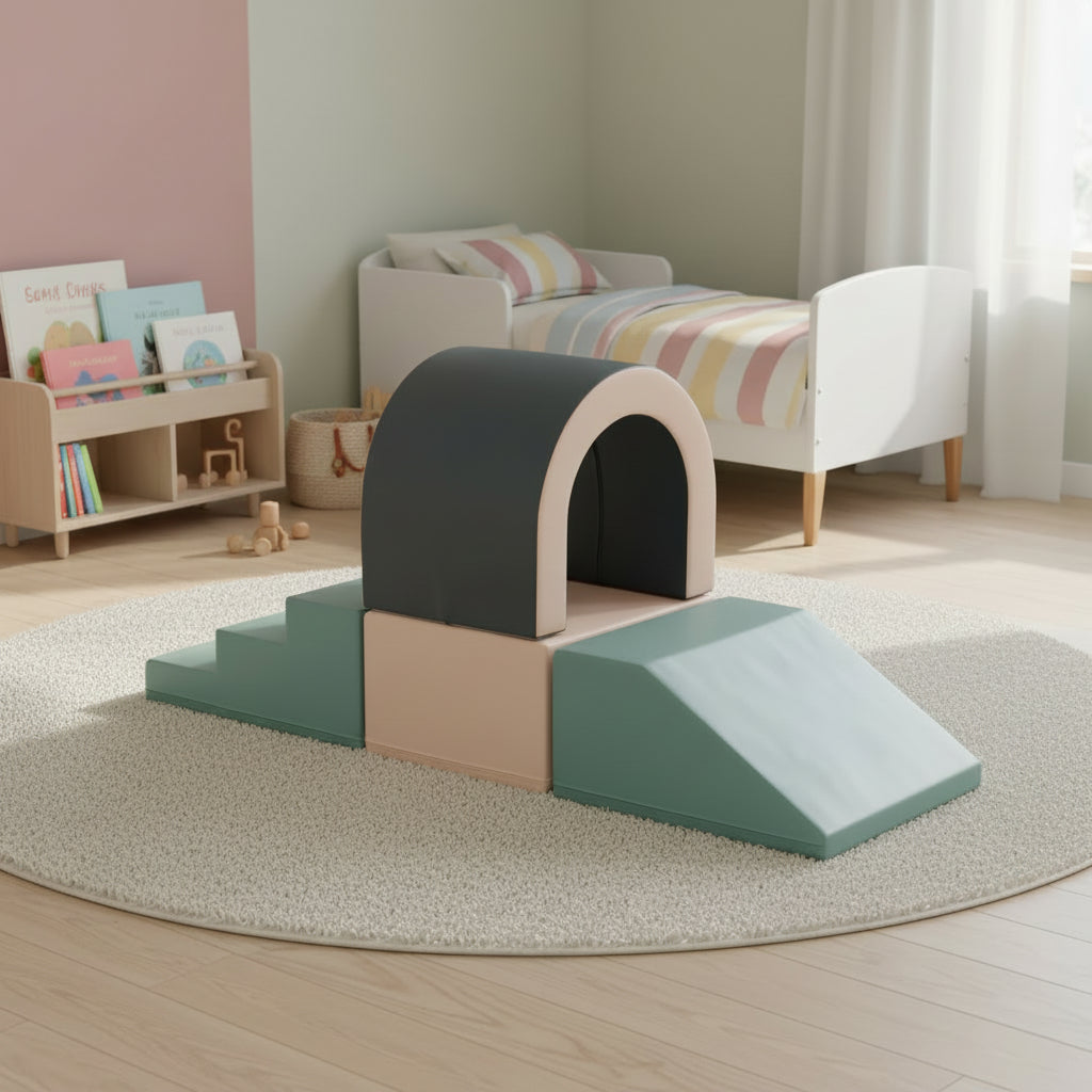 Soft Play Set Tunnel - Pastel
