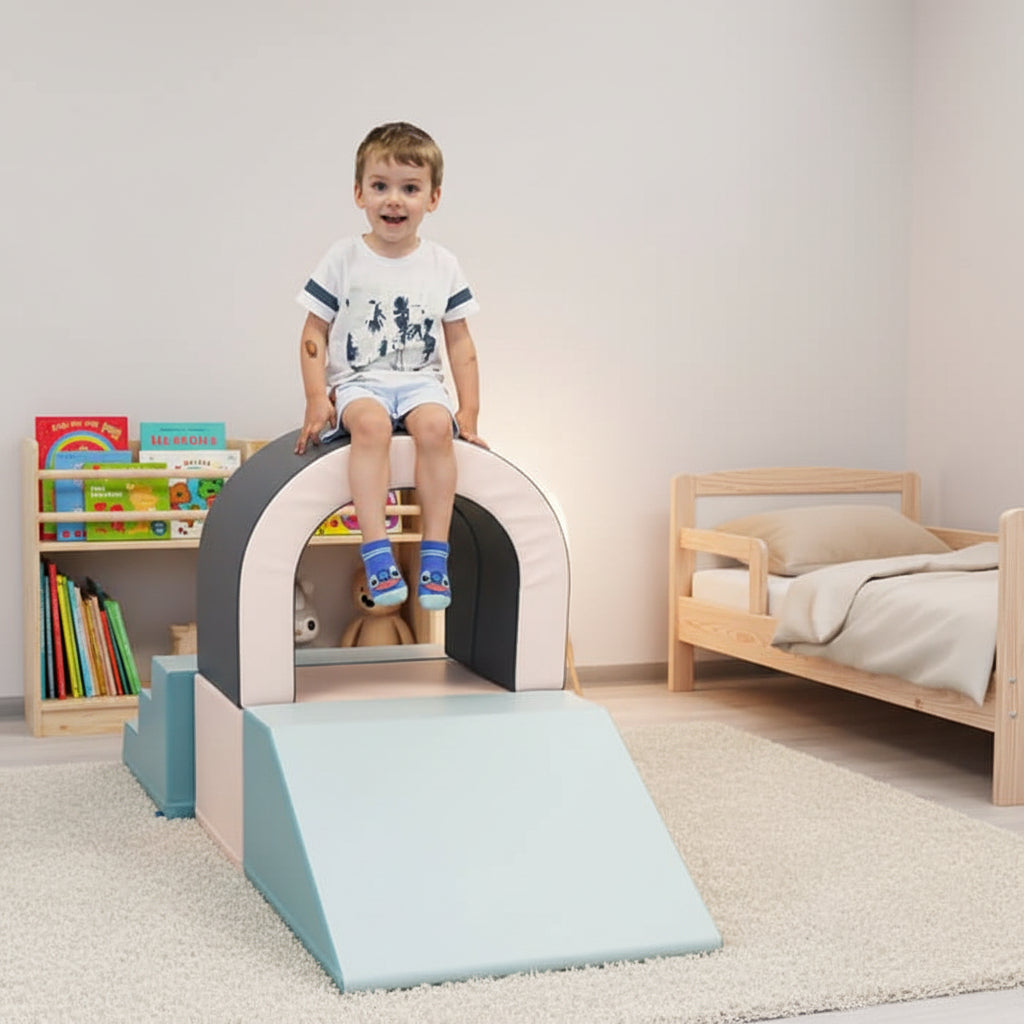 Soft Play Set Tunnel - Pastel