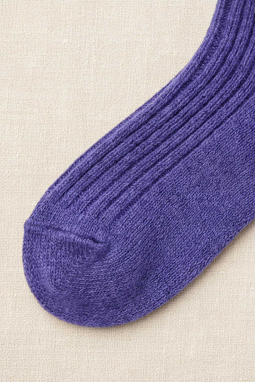 Merino Wool Socks - Violet