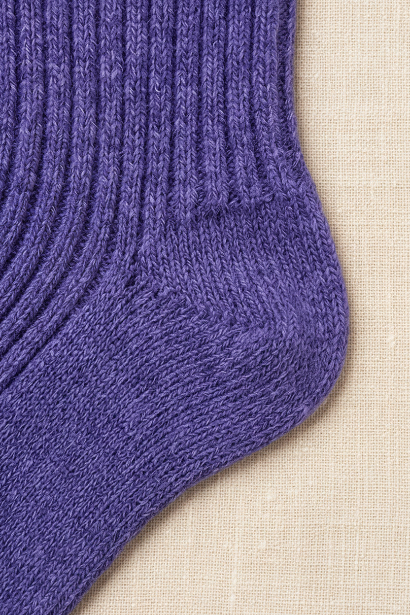 Merino Wool Socks - Violet