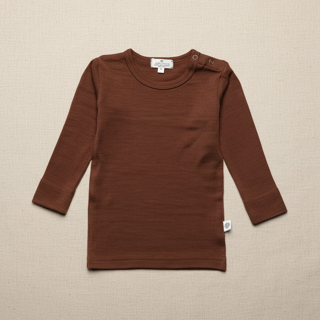 Merino Wool Sweater - Cinnamon