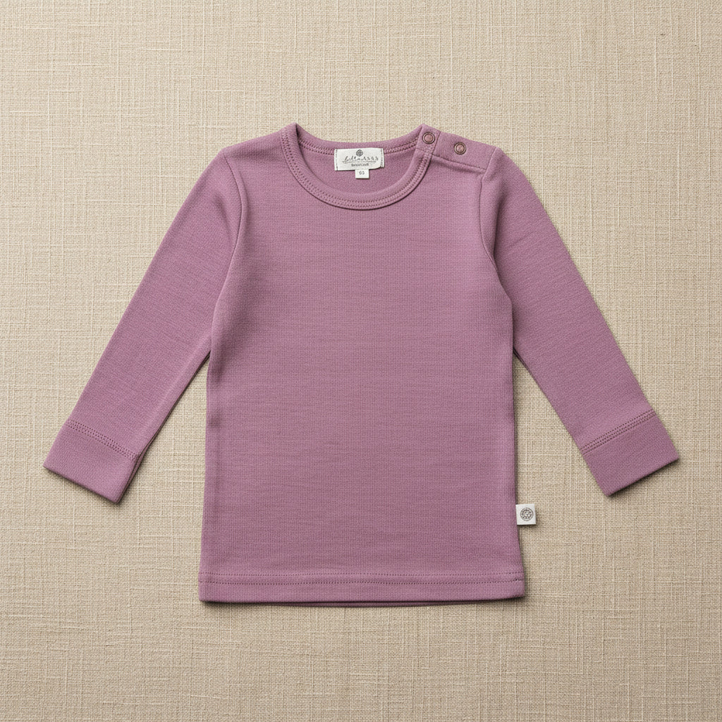 Merino Wool Sweater - Lavender Mist