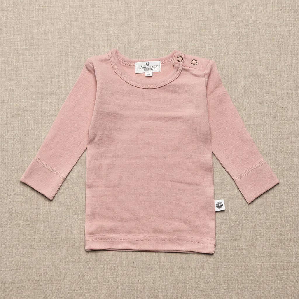 Merino Wool Sweater - Misty Rose