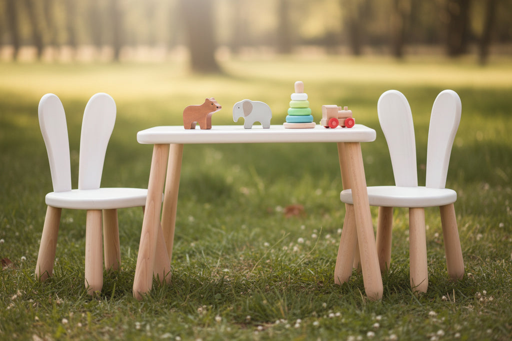 Table and 2 chair set - Bunny