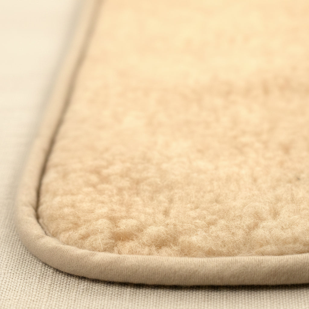 Merino Wool Underlay - Almond - 70x160cm