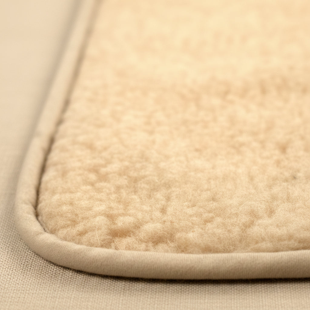 Merino Wool Underlay - Almond - 40x80cm