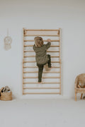 Pikler Triangle Climber with Swedish Wall Add-On (Ages 6m–7y)