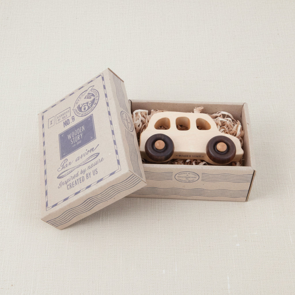 Wooden Car - English Taxi