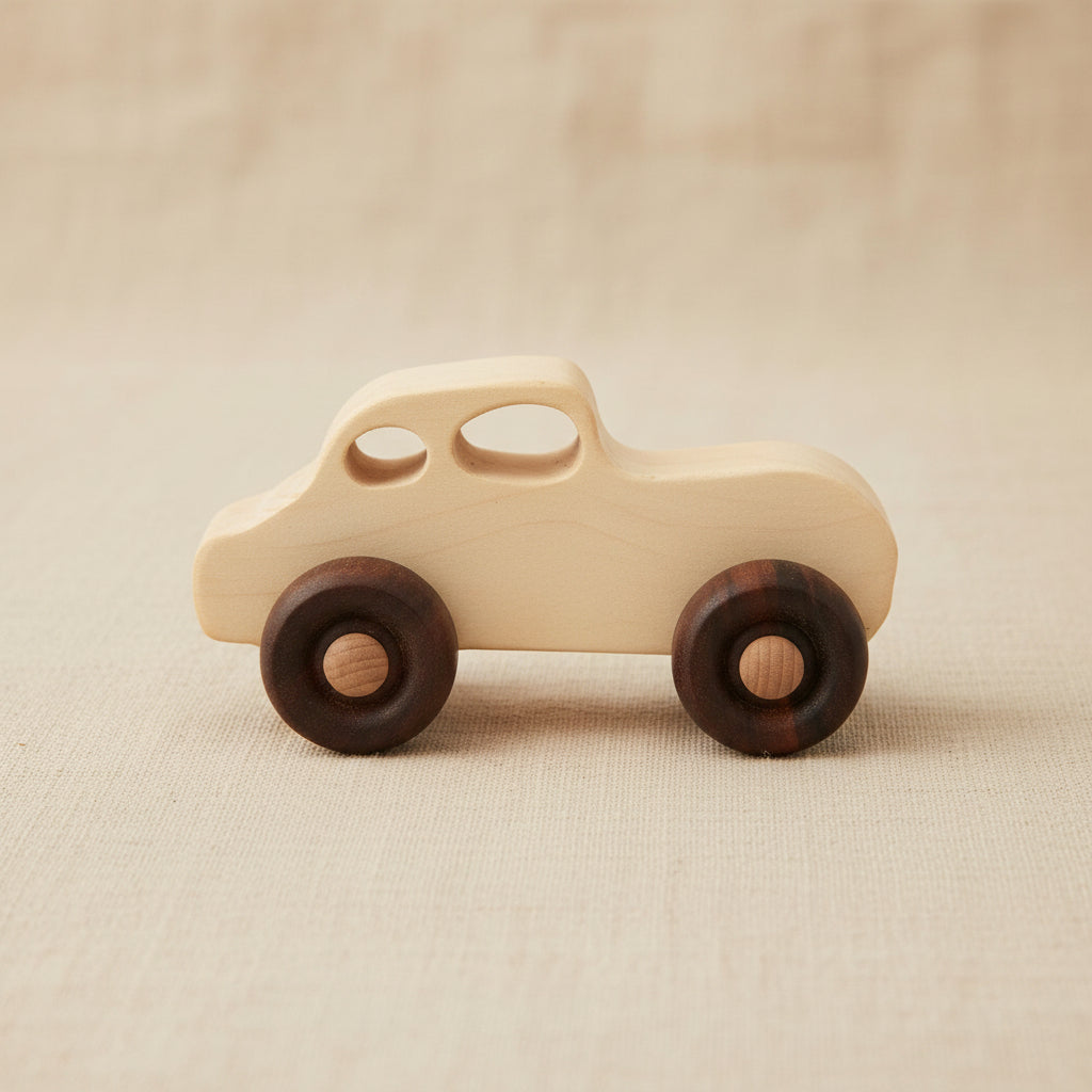 Wooden Car - Retro