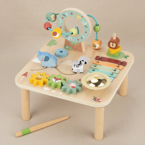 Wooden Educational Table Musical Sensory Maze 5in1