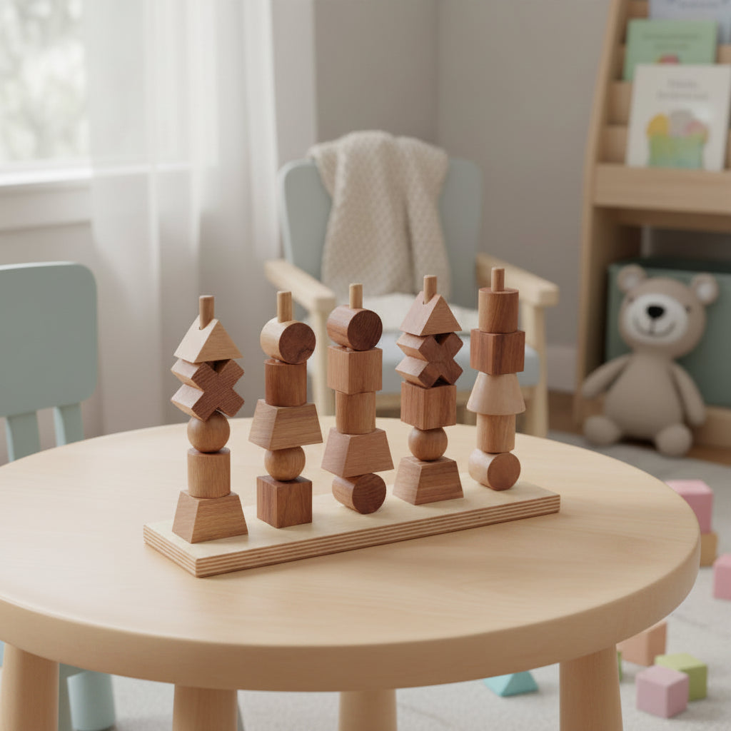 Wooden Fence Puzzle - Natural