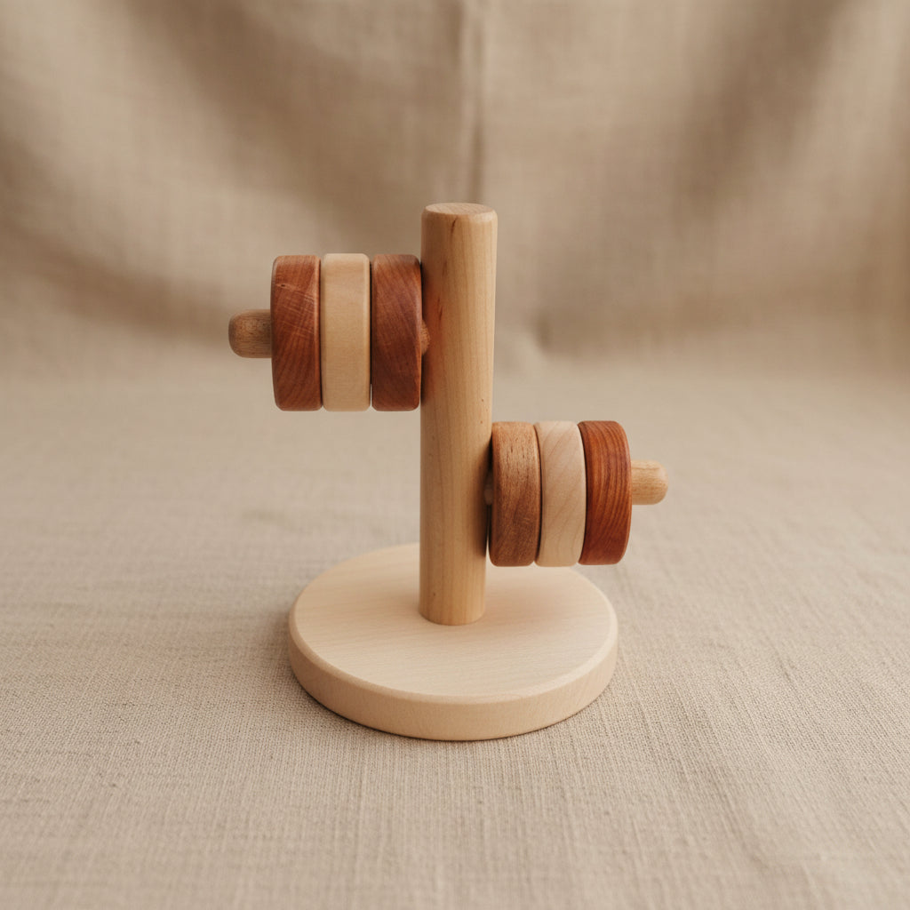 Wooden Horizontal Tower Puzzle