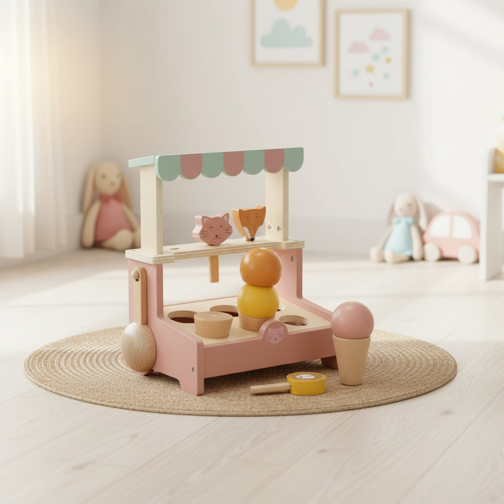 Wooden Ice Cream Shop