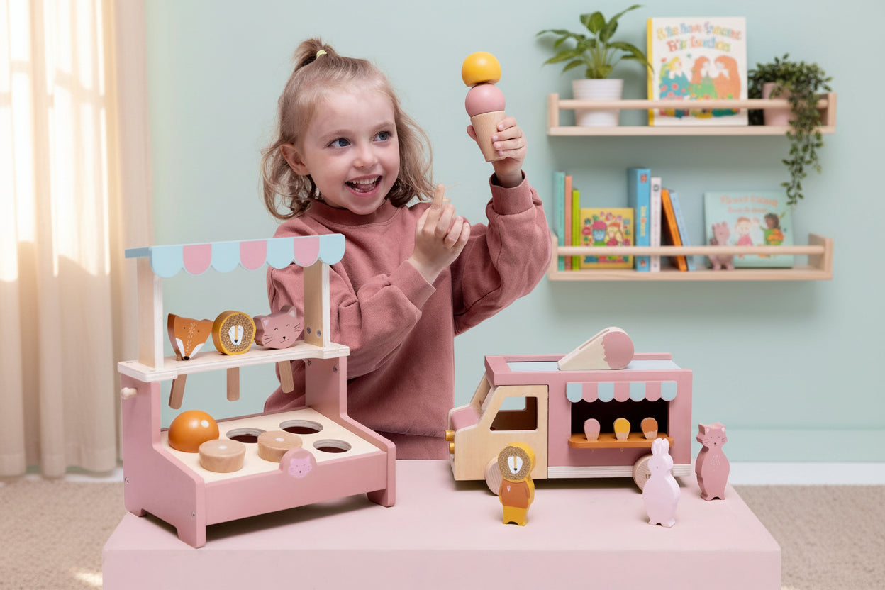 Wooden Ice Cream Truck