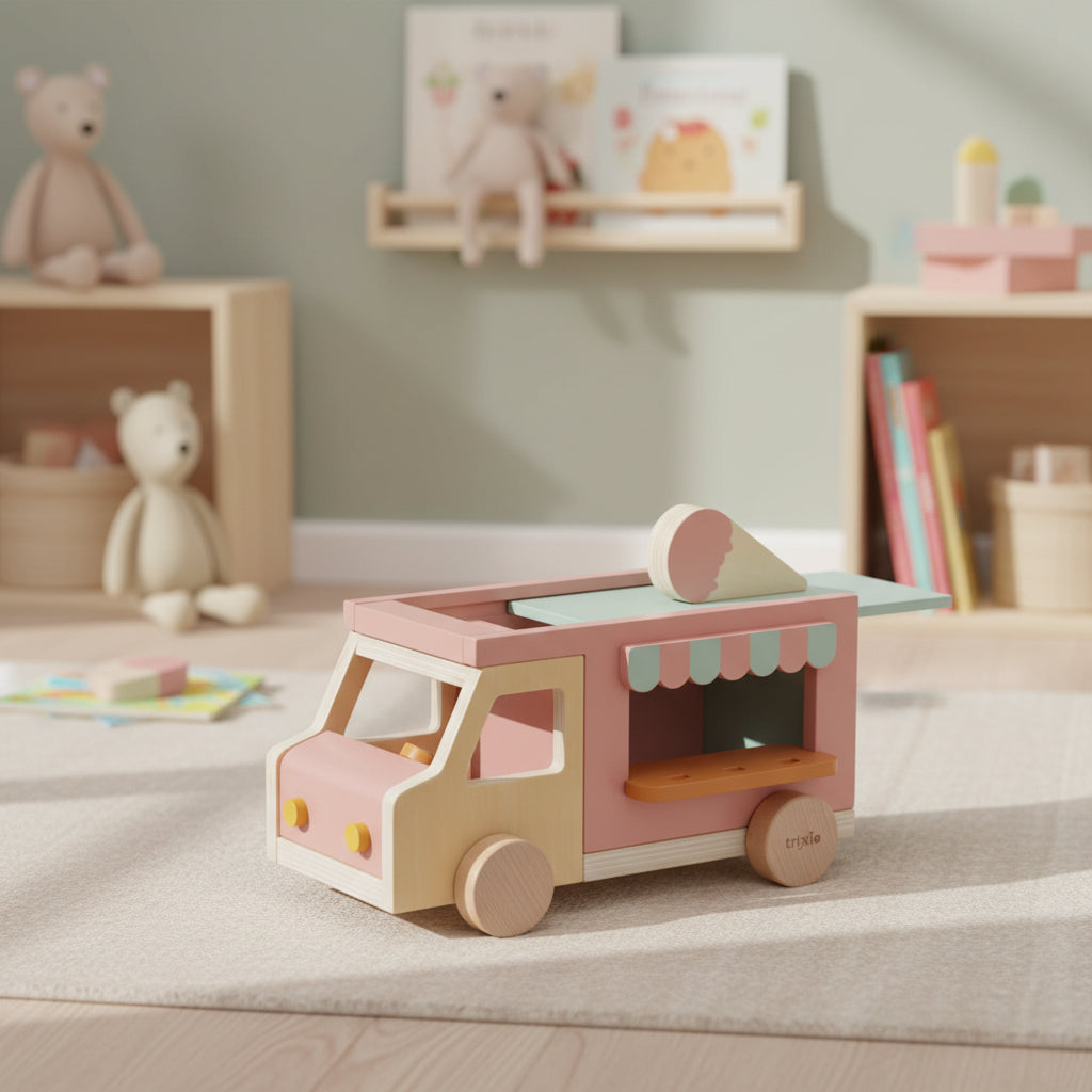 Wooden Ice Cream Truck