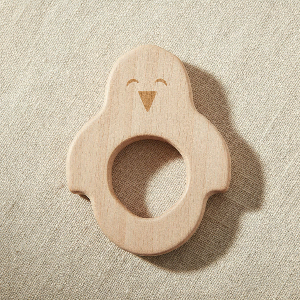 Wooden Teether - Penguin