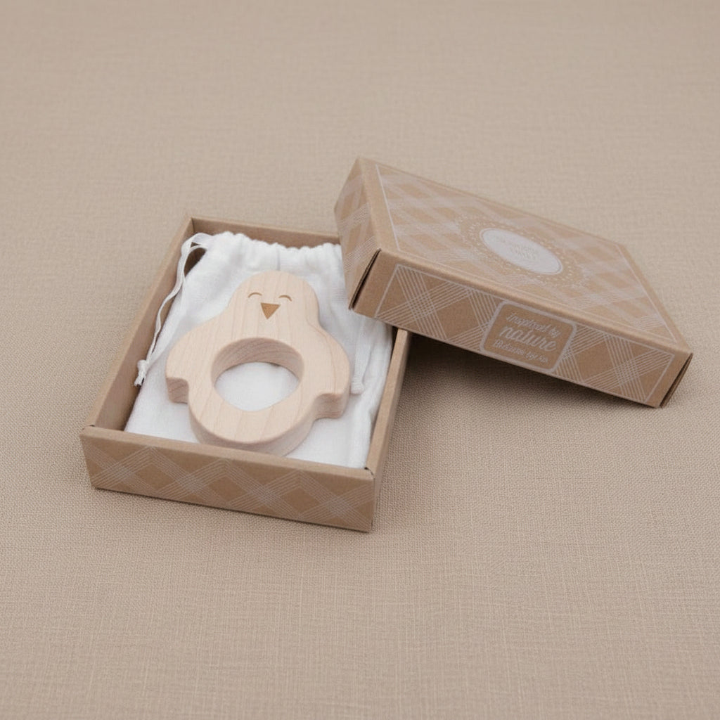 Wooden Teether - Penguin