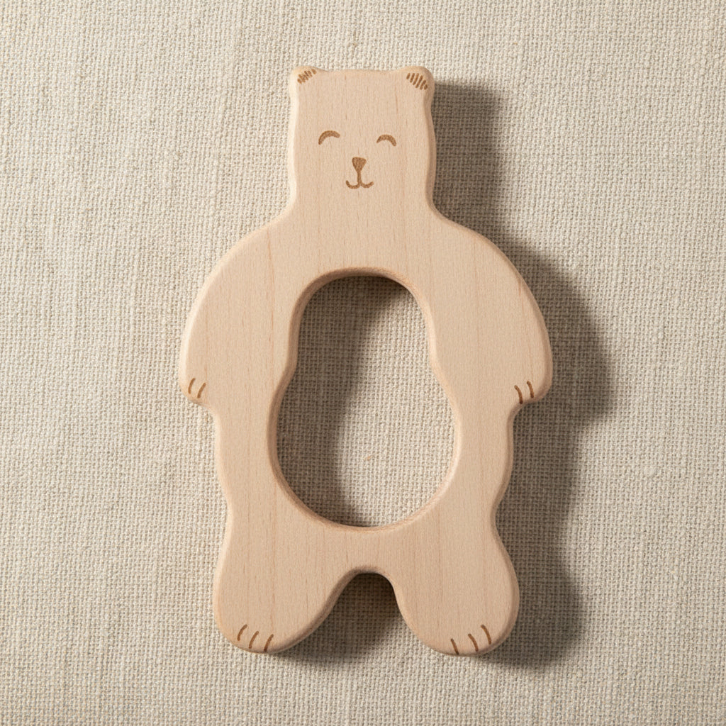 Wooden Teether - Teddy