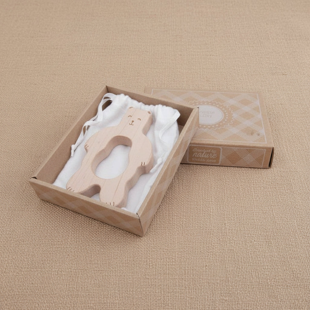 Wooden Teether - Teddy